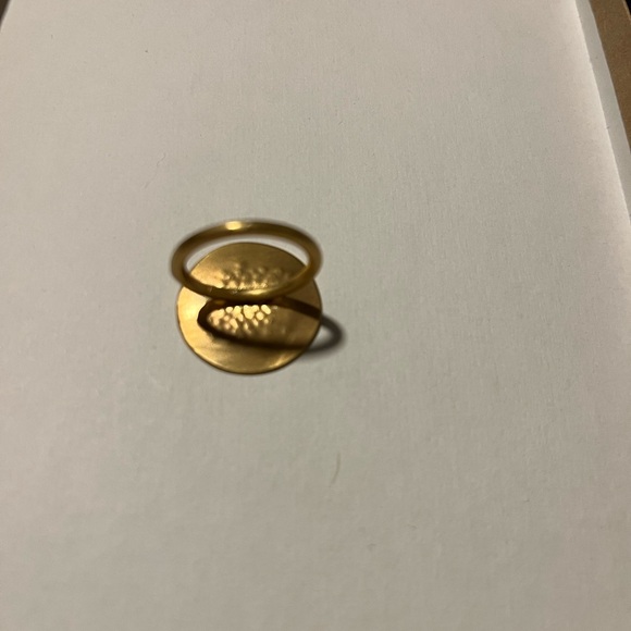 Gold Textured Ring - Picture 2 of 3